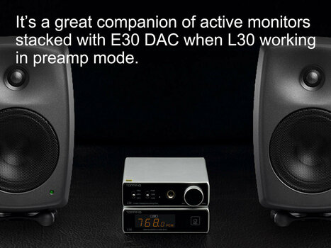 Pré-amplificador de auscultadores Hi-Fi Topping Audio L30 Silver - 6