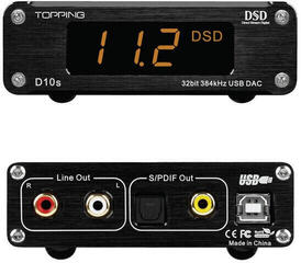 Hi-Fi DAC a ADC prevodník Topping Audio D10s Black Hi-Fi DAC a ADC prevodník - 3