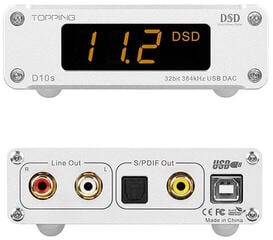 Hi-Fi DAC a ADC prevodník Topping Audio D10s Silver Hi-Fi DAC a ADC prevodník - 3