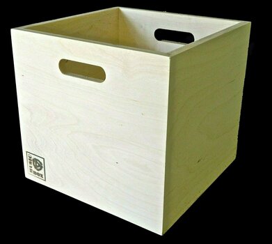 Cutie pentru înregistrări LP Music Box Designs Birch Plywood LP Storage Box Cutia Cutie pentru înregistrări LP - 3