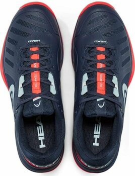 Men´s Tennis Shoes Head Sprint Team 3.0 2021 Dress Blue/Neon Red 44 Men´s Tennis Shoes - 4