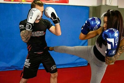 Box und MMA-Handschuhe Sveltus Challenger Boxing Gloves Black/White 16 oz - 3
