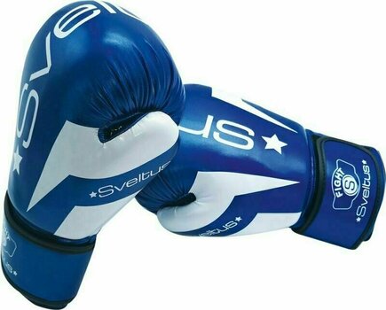 Boxing and MMA gloves Sveltus Contender Boxing Gloves Metal Blue/White 10 oz - 2