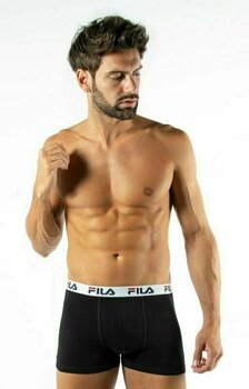 Fitness Underwear Fila FU5016 Man Boxer 2-Pack White-Black M Fitness Underwear - 4