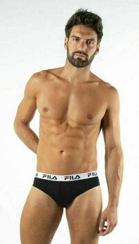 Фитнес бельо Fila FU5015 Man Brief 2-Pack Black M Фитнес бельо - 3