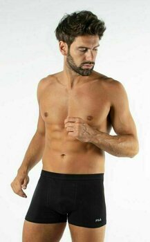 Fitness Underwear Fila FU5004 Man Boxer 2-Pack Black/Black M Fitness Underwear - 4