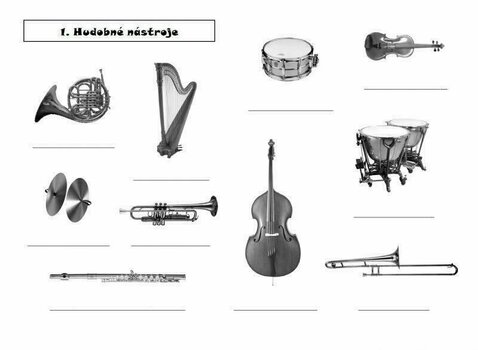 Music Education Martin Vozar Súbor hudobných doplňovačiek - zošit Music Book - 2