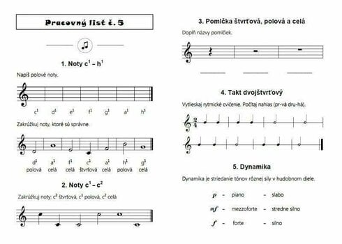 Educación en música Martin Vozar Súbor hudobných príkladov – pracovný zošit Music Book Educación en música - 3