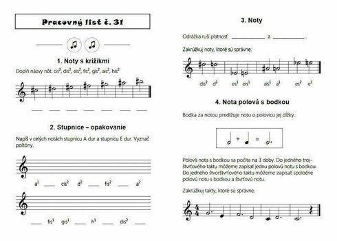 Music Education Martin Vozar Súbor hudobných príkladov – pracovný zošit Music Book - 7