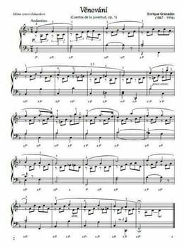 Music sheet for pianos Martin Vozar Výběr klavírních skladeb 3 Music Book - 2