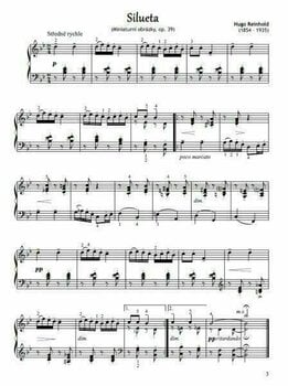 Music sheet for pianos Martin Vozar Výběr klavírních skladeb 3 Music Book - 3