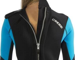 Wetsuit Cressi Morea Lady Black/Turquoise - 5