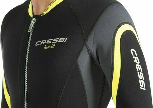 Wetsuit Cressi Wetsuit Lui 2.5 Black/Yellow S - 4