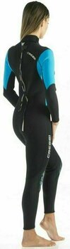 Fato de mergulho Cressi Fato de mergulho Morea Lady 3.0 Black/Turquoise XL - 9