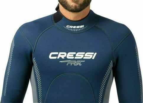 Wetsuit Cressi Wetsuit Fast Man 3.0 Blue L - 4