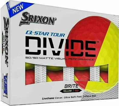Golfový míček Srixon Q-Star Golf Balls Yellow/Red - 2
