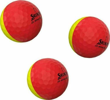 Golfový míček Srixon Q-Star Golf Balls Yellow/Red - 7