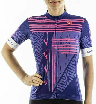 Cyklo-Dres Castelli Astratta Womens Jersey Dres Lapis Blue M - 3