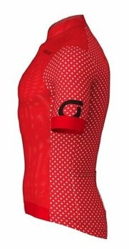 Cycling jersey Briko Granfondo 2.0 Mens Jersey Jersey Red Flame Point L - 4