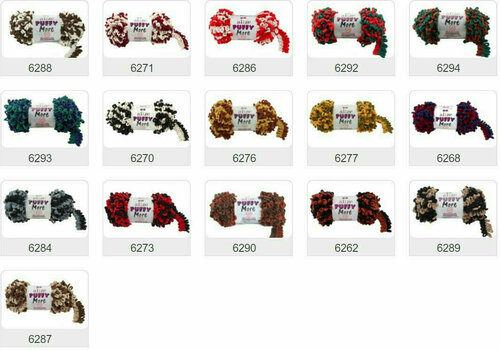 Fios para tricotar Alize Puffy More 6291 - 3