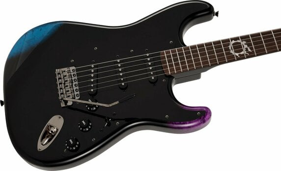 Electric guitar Fender Final Fantasy XIV Stratocaster RW Black Electric guitar - 3