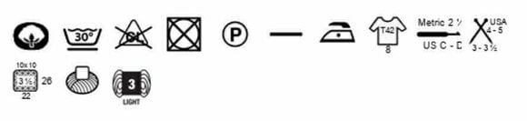 Fire de tricotat Katia Bora Bora 53 Off White/Green Fire de tricotat - 5