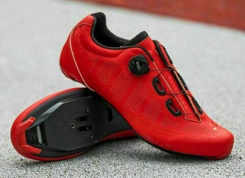 Men's Cycling Shoes Spiuk Aldama BOA Road Red 43 Men's Cycling Shoes - 4