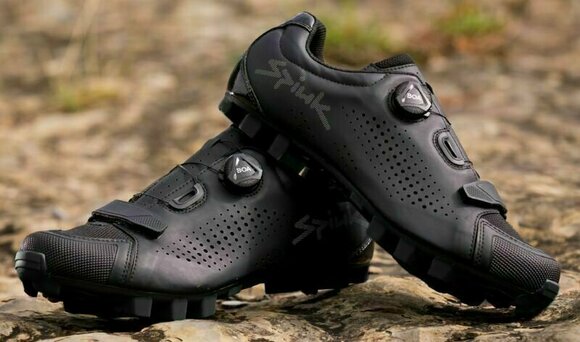 Men's Cycling Shoes Spiuk Mondie BOA MTB Black 45 Men's Cycling Shoes - 5