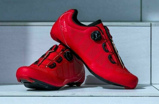Men's Cycling Shoes Spiuk Aldama BOA Road Red 49 Men's Cycling Shoes - 5