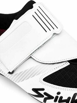 Men's Cycling Shoes Spiuk Trienna Carbon Triathlon White 38 Men's Cycling Shoes - 4