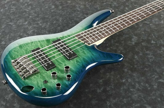 5-saitiger E-Bass, 5-Saiter E-Bass Ibanez SR405EQM Surreal Blue Burst - 3