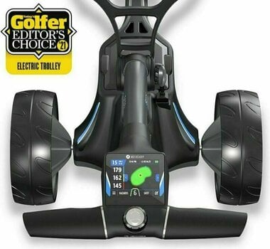 Elektrische golftrolley Motocaddy M5 GPS 2021 Ultra Black Elektrische golftrolley - 3