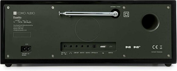 Stoni muzički player COMO AUDIO Duetto High Gloss Black Stoni muzički player - 2