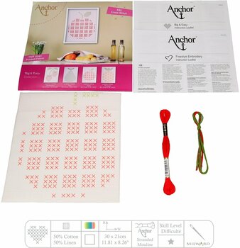 Set da ricamo Anchor ALBE003-APPLE Set da ricamo - 2