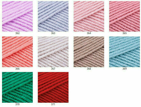 Fios para tricotar Yarn Art Adore 330 White Fios para tricotar - 4