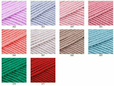 Fios para tricotar Yarn Art Adore 330 White Fios para tricotar - 4