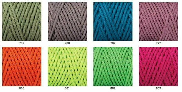 Șnur  Yarn Art Macrame Rope 3 mm 63 m 755 Light Green Șnur  - 4