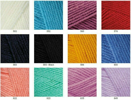 Fil à tricoter Yarn Art Baby 501 White - 3