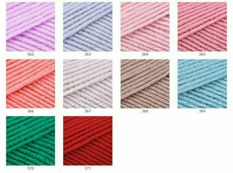 Fios para tricotar Yarn Art Adore 368 Grey Purple - 4