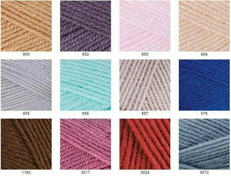 Pređa za pletenje Yarn Art Baby 195 Grey - 4