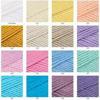 Pletacia priadza Yarn Art Adore 339 Bright Pink - 2