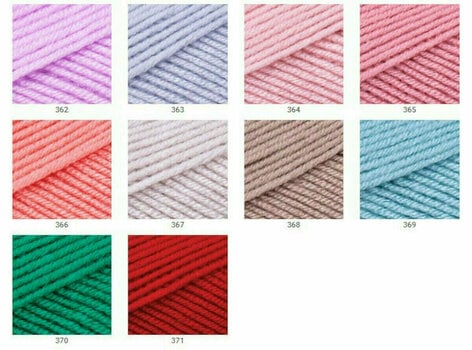 Knitting Yarn Yarn Art Adore 339 Bright Pink Knitting Yarn - 4