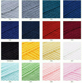 Knitting Yarn Yarn Art Adore 346 Grey Blue - 3