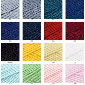 Fil à tricoter Yarn Art Adore 349 Royal Blue - 3