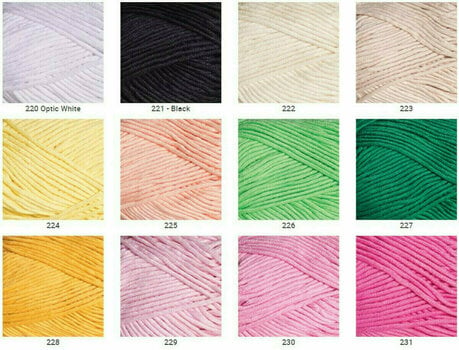 Fios para tricotar Yarn Art Creative 238 Dark Red Fios para tricotar - 2