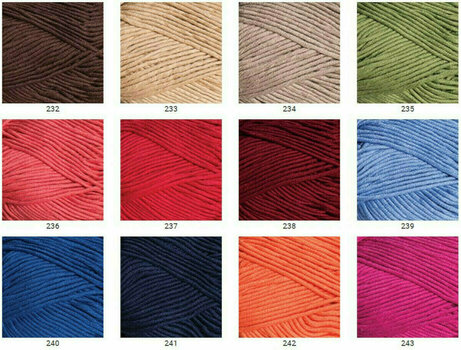 Fios para tricotar Yarn Art Creative 238 Dark Red Fios para tricotar - 3