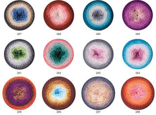 Knitting Yarn Yarn Art Flowers 251 Grey White Blue Knitting Yarn - 4