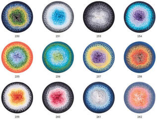 Pletilna preja Yarn Art Flowers 253 Grey White Pletilna preja - 1