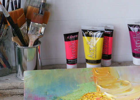 Acrylic Paint Kreul Acrylic Acrylic Paint Cadmium Yellow 75 ml 1 pc - 7