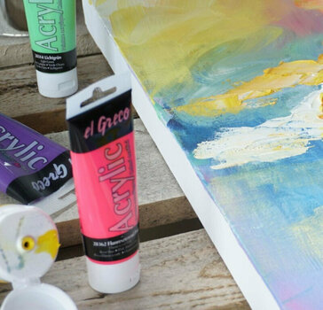 Peinture acrylique Kreul El Greco Peinture acrylique 75 ml Light Yellow - 5